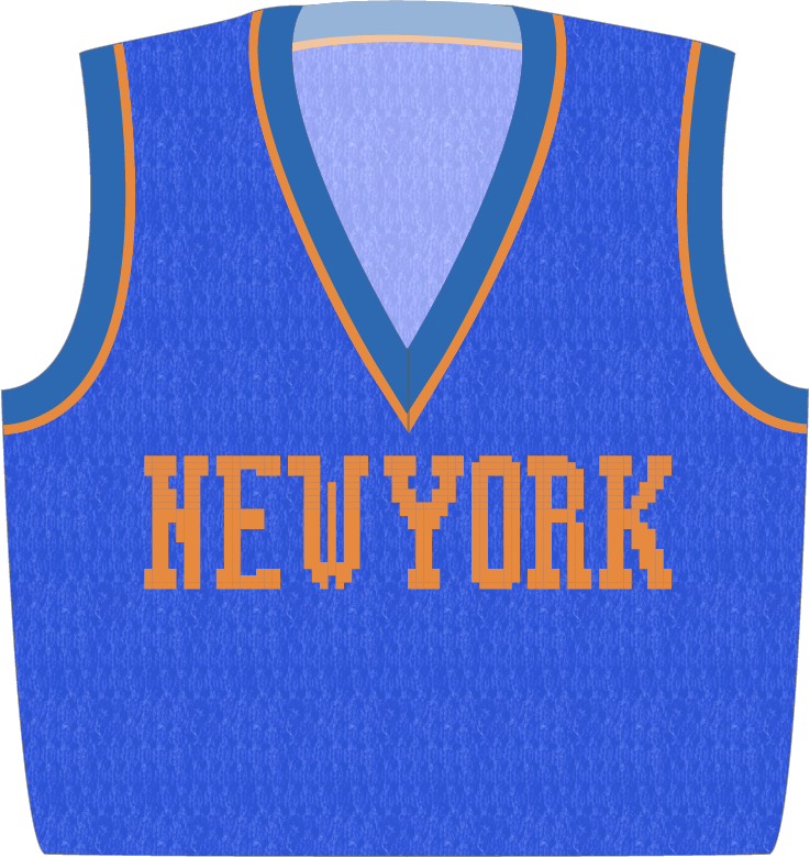 New York Essential Vest Basketball Jersey Knitting Pattern