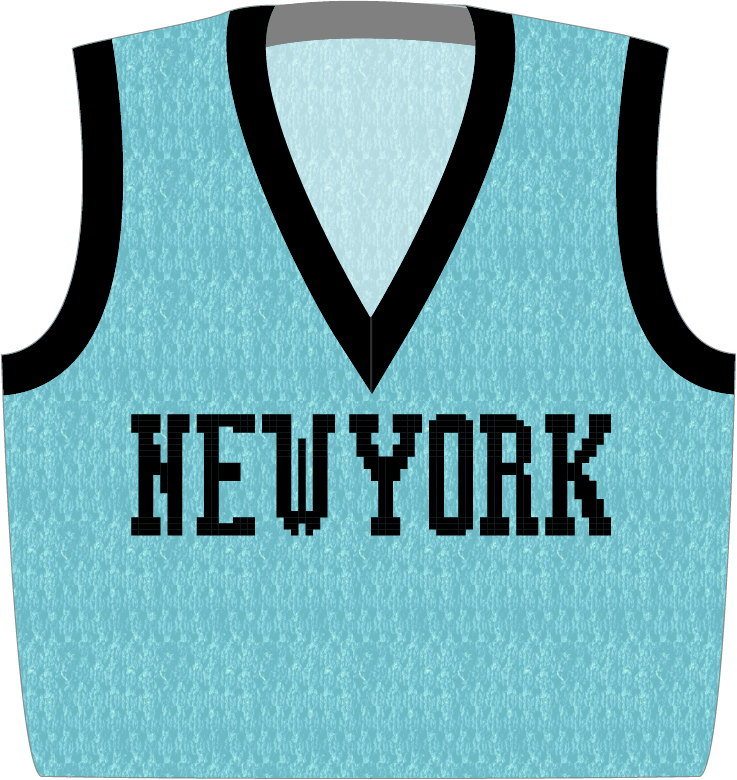 New York Essential Vest Basketball Jersey Knitting Pattern